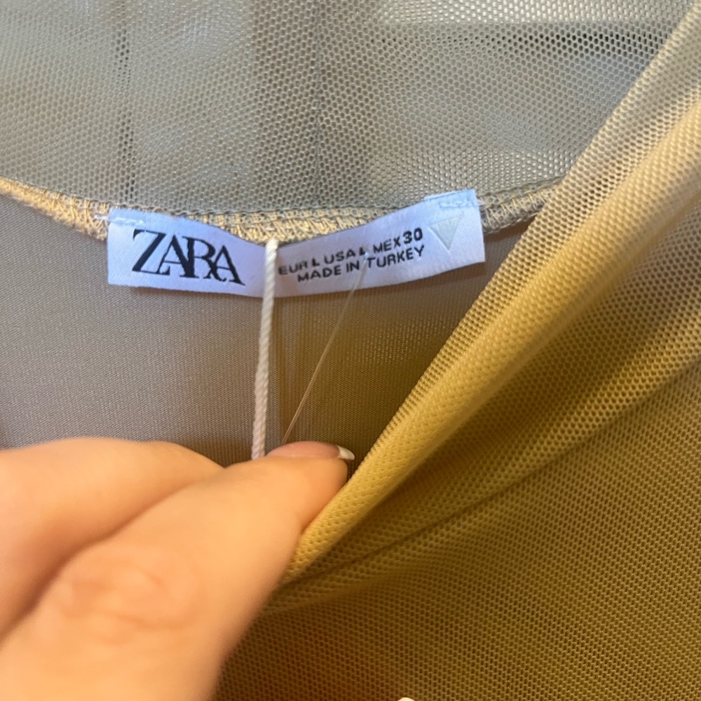 NWOT Zara Long Sleeve Dress - Picture 4 of 5
